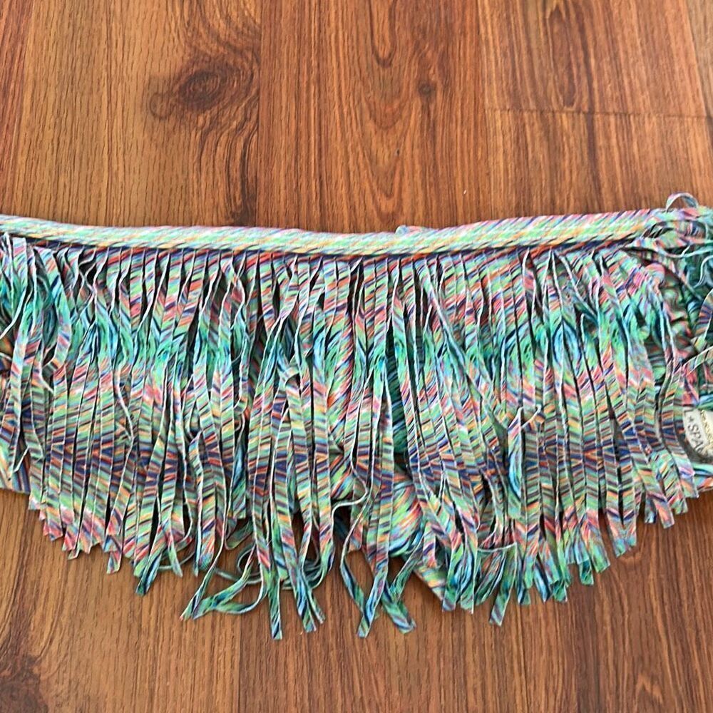 L*Space multicolor space died tie-dye look swimwear top bikini xs - Picture 4 of 5